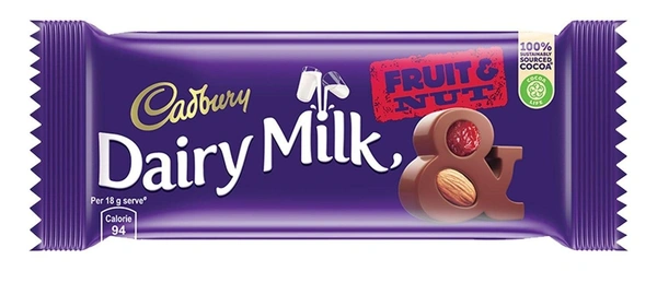 Cadbury Dairy Milk Fruit& Nut, 36g