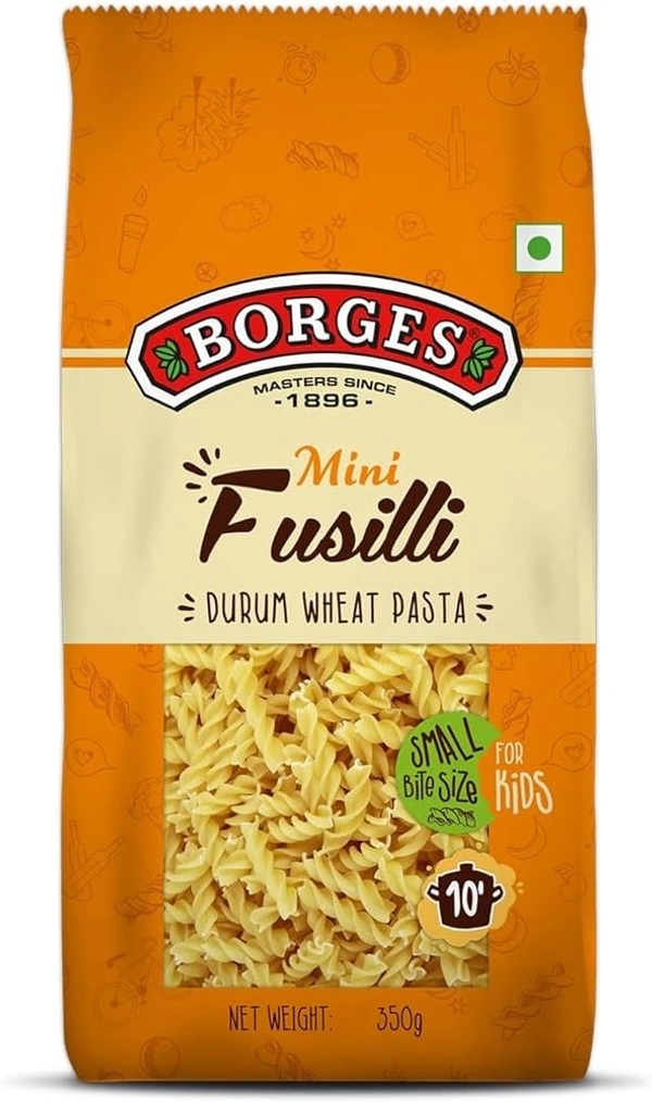 Borges Mini Fusilli Pasta, 350g