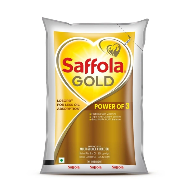 Saffola Gold Refined Cooking oil | Blended Rice Bran & Sunflower oil
