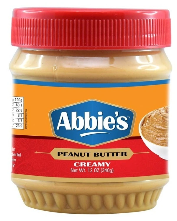 Abbies Peanut Butter Creamy, 340g