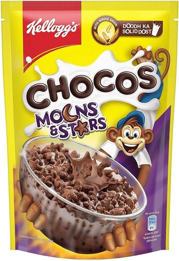 Kellogg's Chocos Moon& Stars Carton, 375g