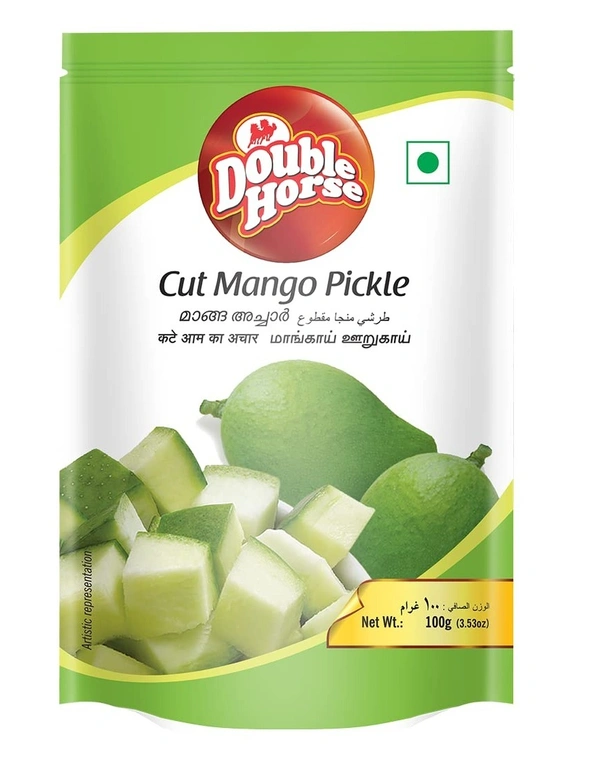 Double Horse Cut Mango Pickle, 100g