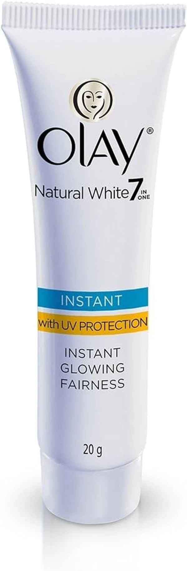 Olay Natural White Instant Glowing Fairness Cream, 20g