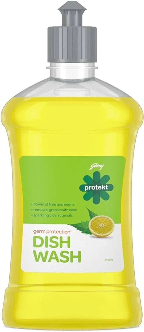 Protekt Germ Protection Dishwash Bottle, 250ml