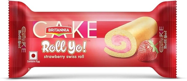 Britannia Swiss Roll Strawberry Cake - 30g
