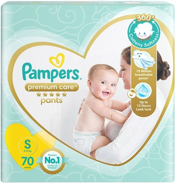 Pampers Premium Care Pants Diapers (70 Nos), 70 pants