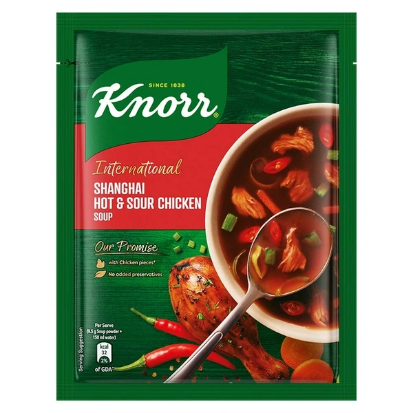 Knorr Hot and Sour Shanghai Chicken Soup, 38g