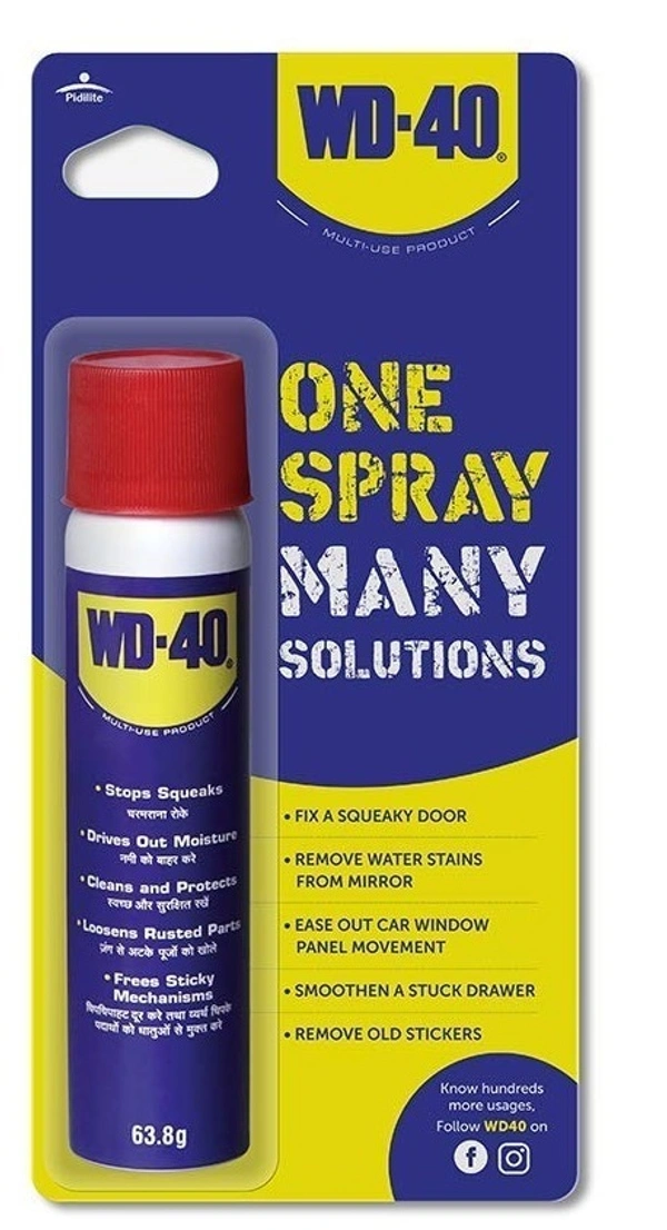 Pidilite WD-40 Multipurpose Spray for Home Improvement, 170g