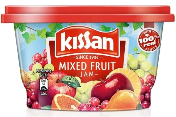 Kissan Mixed Fruit Jam Tub, 100g