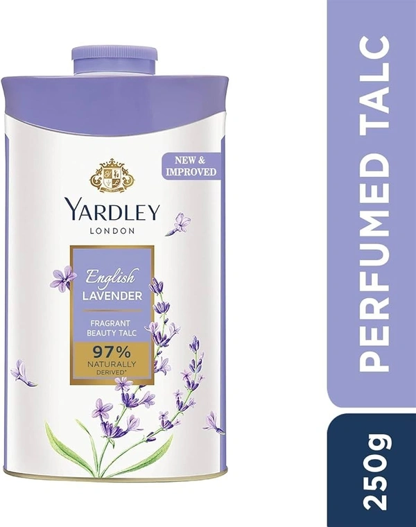 Yardley London English Lavender Perfumed Talc, 250g