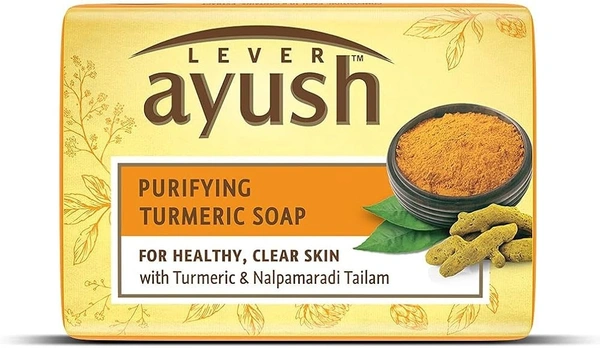 Lever Ayush Purifying Turmeric Soap, 100g