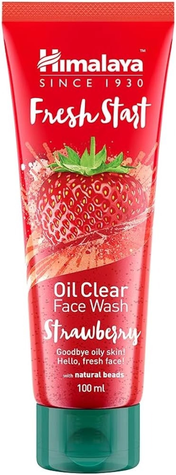 Himalaya Face Wash Oil Clear Strawberry, 100ml