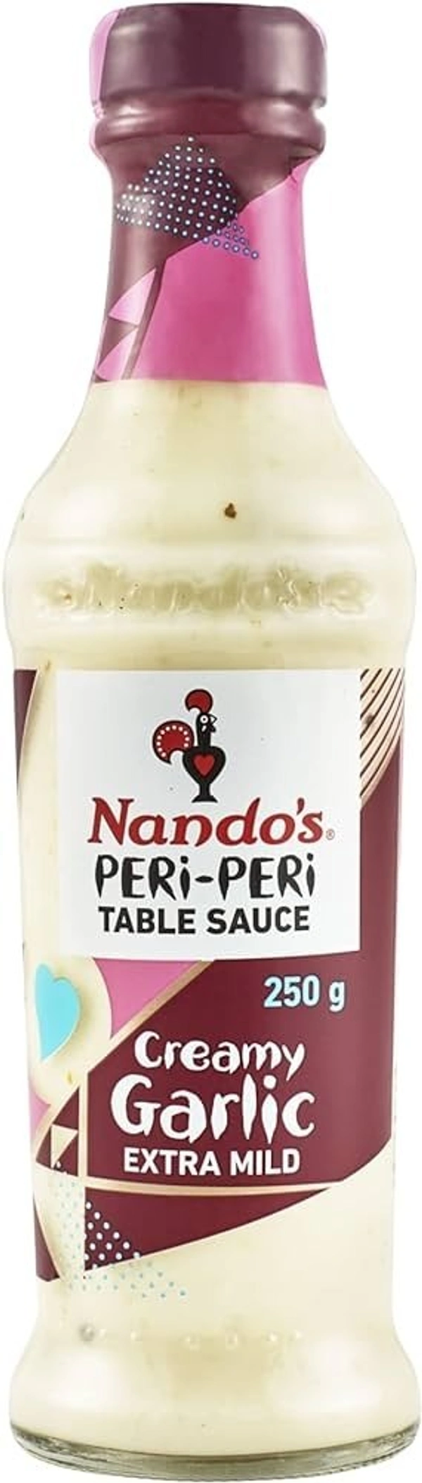 Nando's Peri, Peri Table Sauce Creamy Garlic Extra Mild, 250g