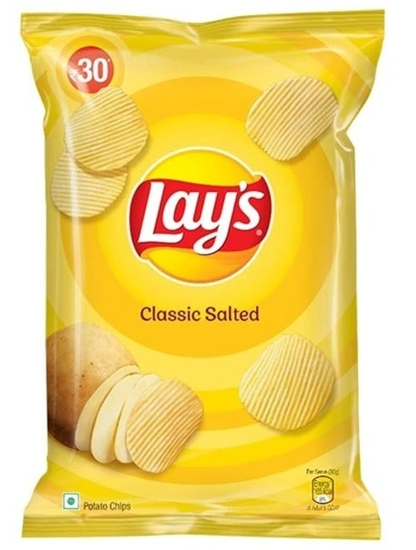 Lay's Potato Chips Simple Classic Salted Packet, 78g