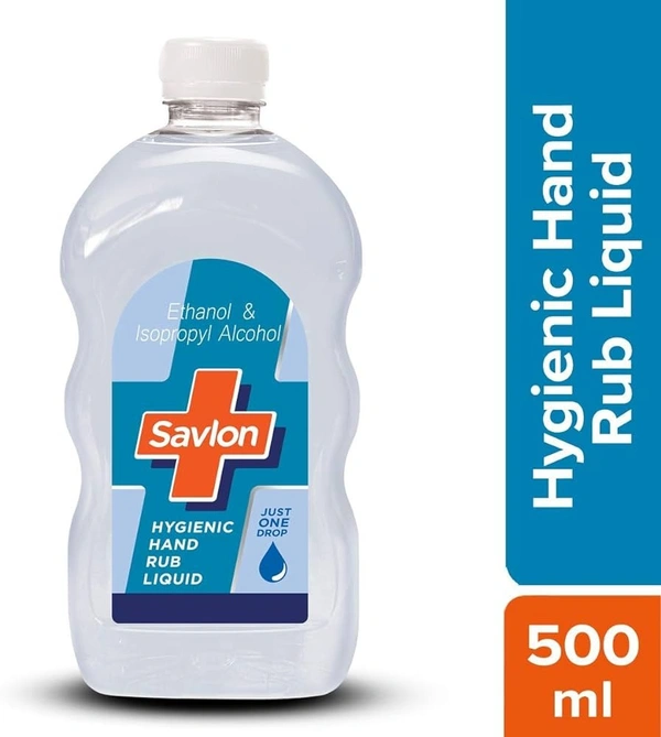 Savlon Handrub Liquid Ethanol Isopropyl Alchocol, 500ml