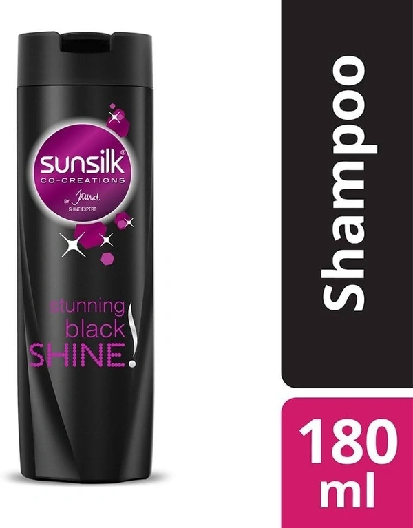 Sunsilk Stunning Black Shine Shampoo, 180ml