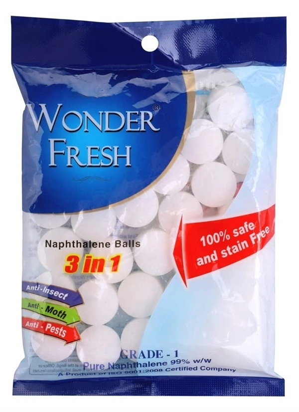 Wonder Mist Naphthalene Balls, 100g