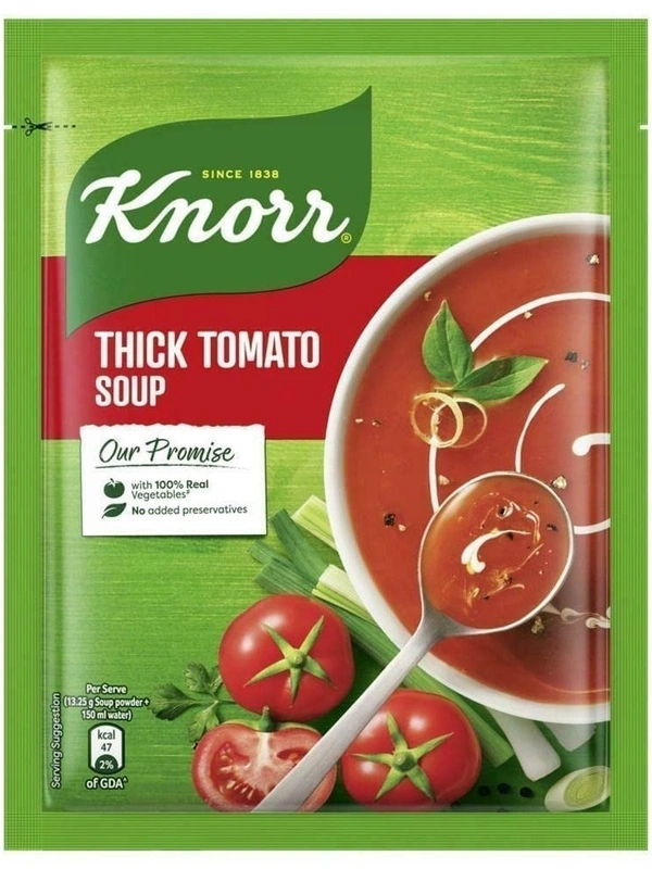 Knorr Instant Thick Tomato Soup Pouch, 53g