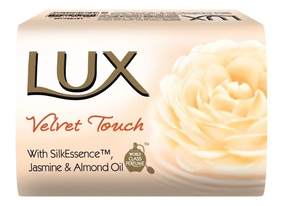Lux Velvet Touch Jasmine& Almond Oil Soap Bar, 100g
