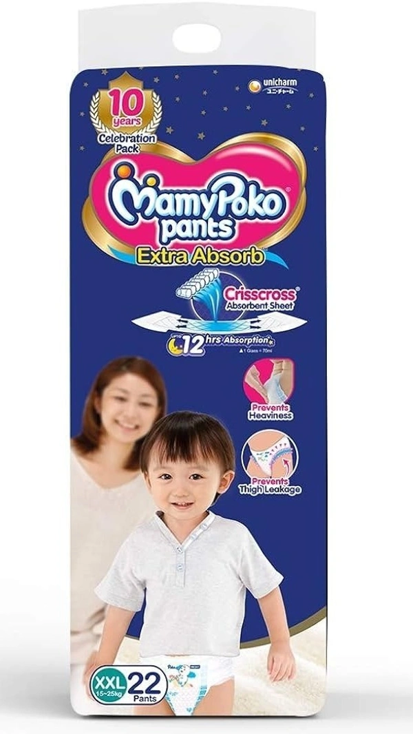 MamyPoko Pants Extra Absorb XXL 24 Pants, 24 pants