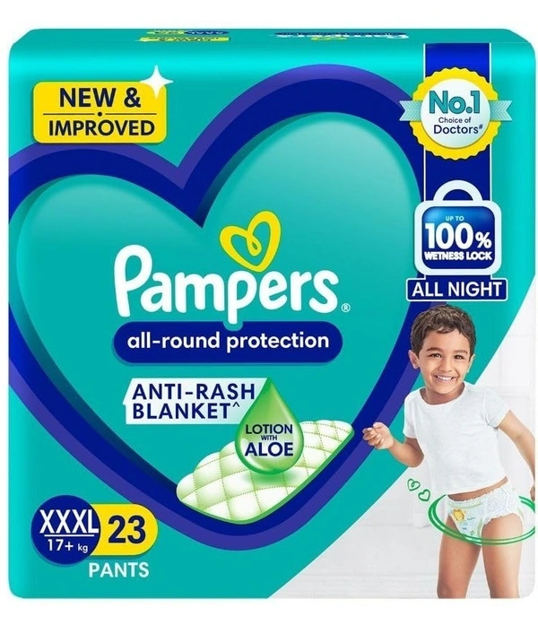 Pampers Baby Dry Pants All Roaund Protection XXXL (17+ kg), 23 Pants