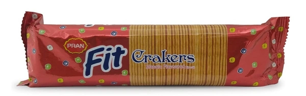 Pran Fit Crackers Masala Flavour Biscuits, 120g