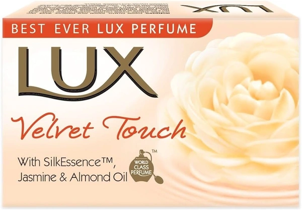 Lux Velvet Touch Jasmine and Almond Oil Soap Bar, 450g
