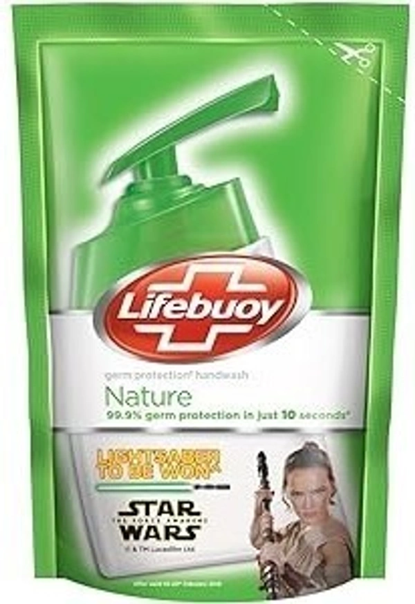 Lifebuoy Nature Germ Protection Handwash Refill, 185ml