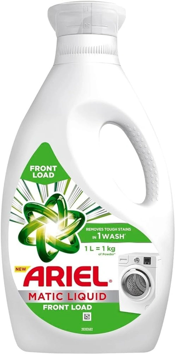 Ariel Detergent Liquid Matic Front Load Can, 1L