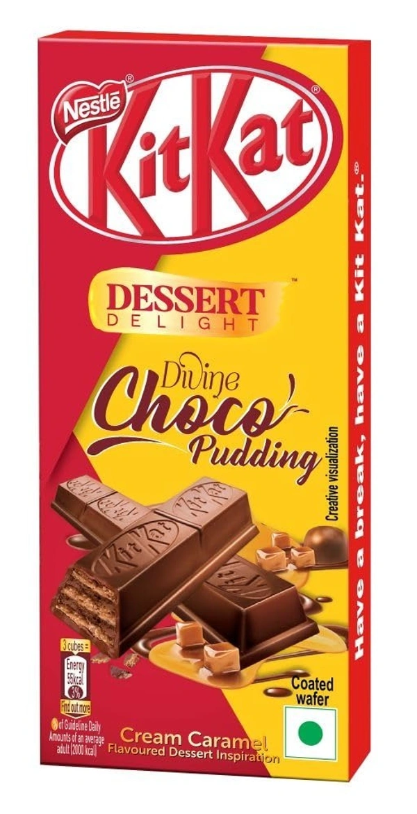 Nestle KitKat Dessert Delight Choco Pudding Wafer Coated with Milk Chocolate (Valentines Pack - Chocoluv Stories), 50 g