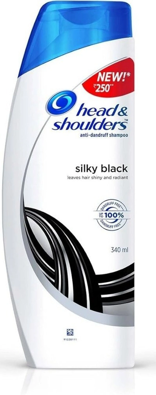 Head& Shoulder Shampoo Silky / Black Anti Dandruff, 340ml