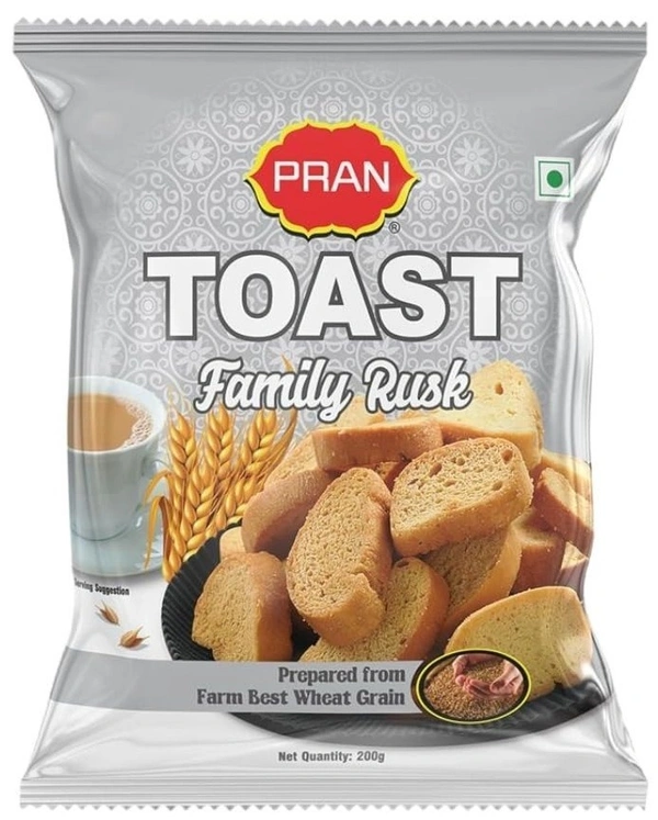 Pran Delight Toast Rusk, 200g