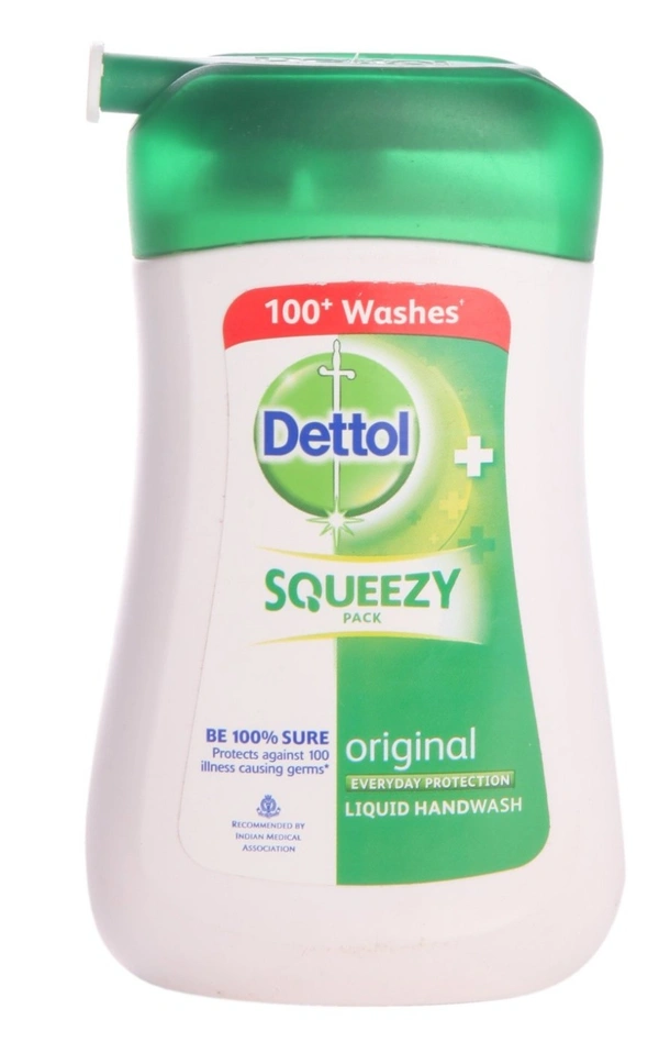 Dettol Handwash Squeezy Pack, 100ml