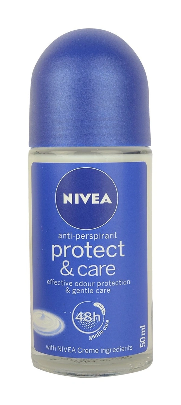 Nivea Women Deodorant Roll On Protect And Care Non Iritatting 48H Protection, 50ml