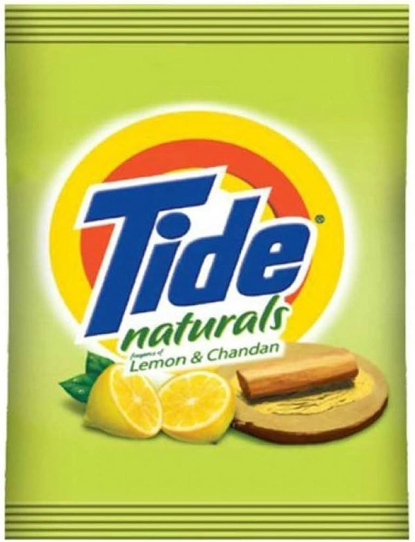 Tide Naturals Lemon& Chandan Detergent Powder pouch, 500g