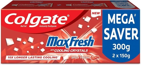 Colgate MaxFresh Spicy Fresh Toothpaste Gel, 300g