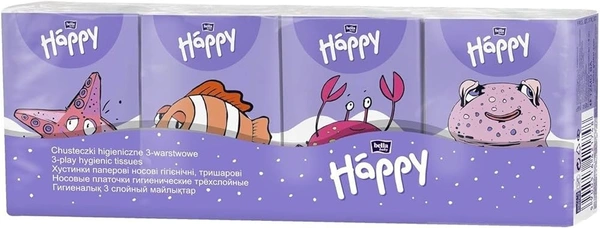 Bella Tissues Happy Baby Mini 8X9 Nos, 1 pcs