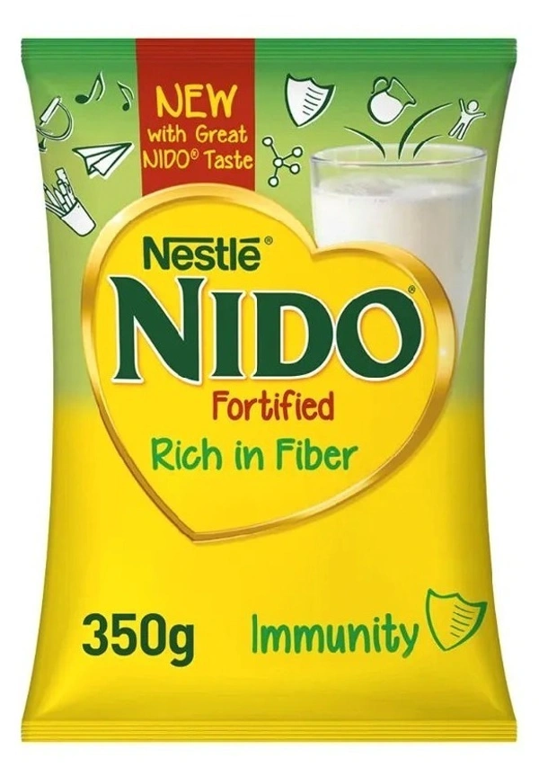 Nestle Nido Dry Whole Milk Powder Pouch - 350g