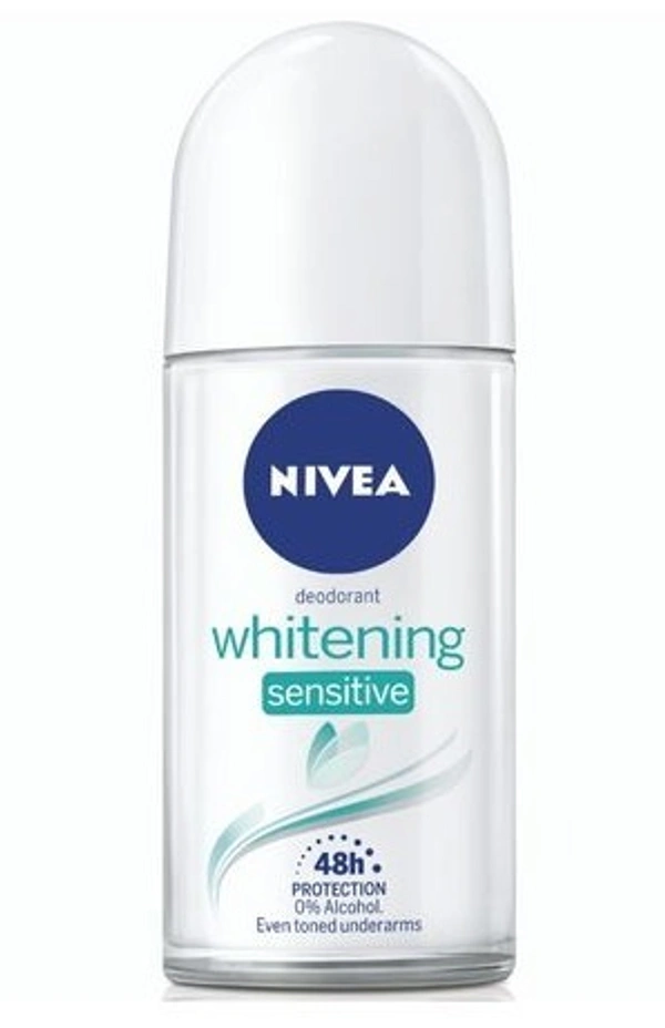 Nivea Sensitive Roll On Whitening, 25ml