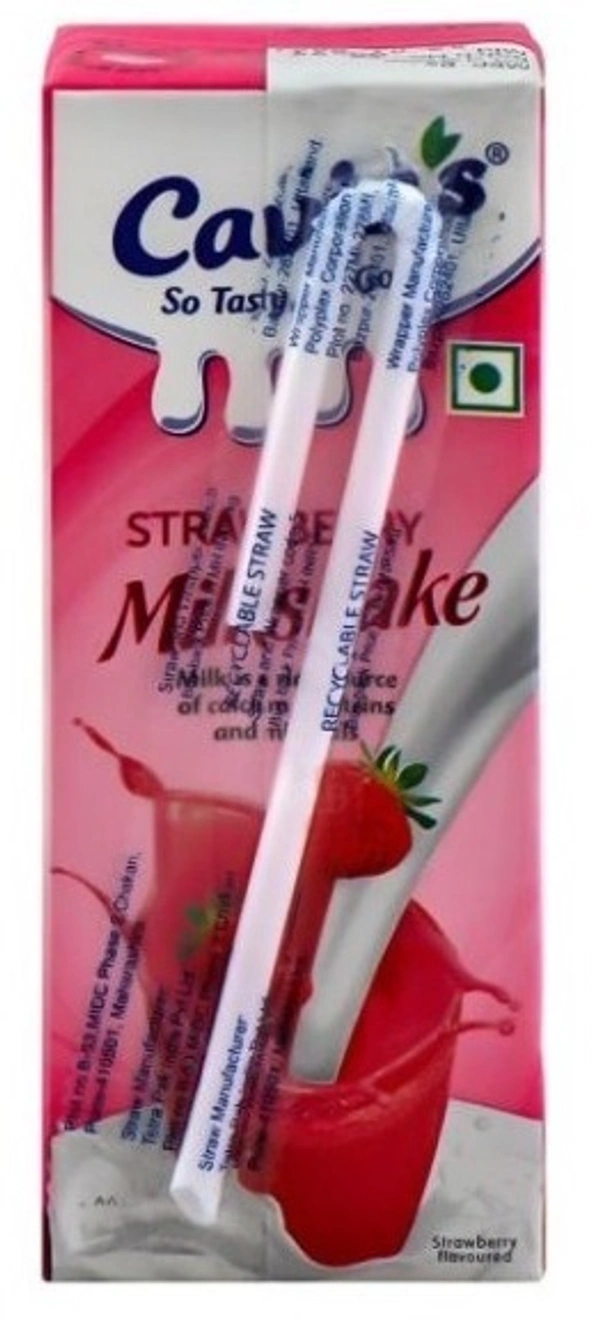 Cavins Strawberry Milkshake 200ml
