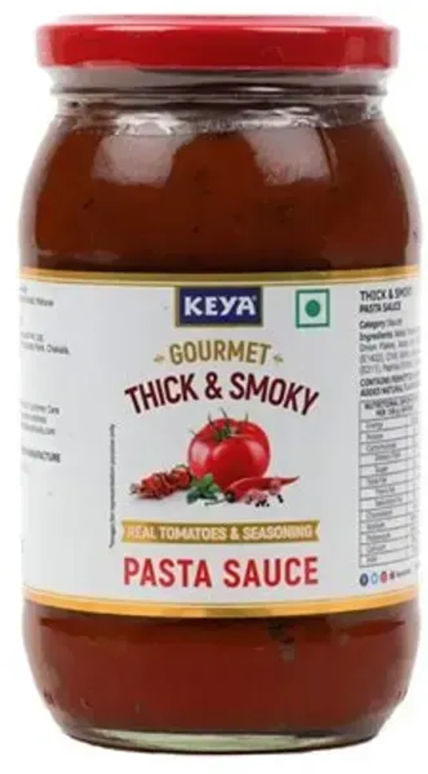 Keya Thick and Smoky Pasta Sauce, 400g