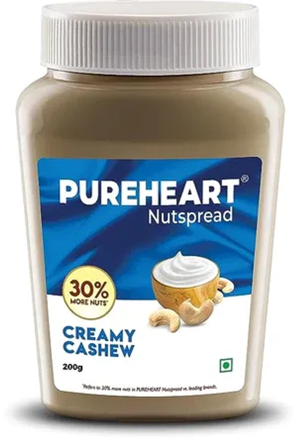 Pure Heart Nut Spread Creamy Cashew, 160g