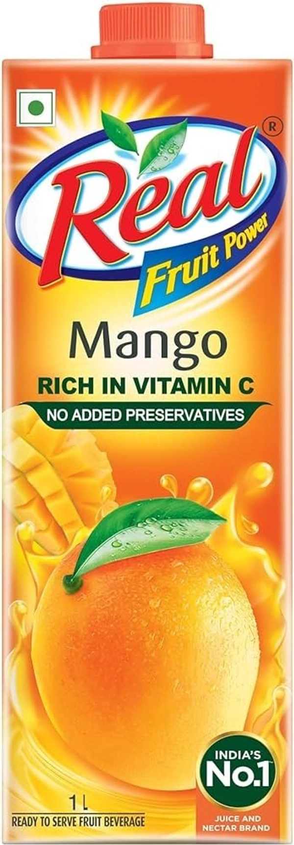 Real Mango Fruit Nectar Juice - 1L
