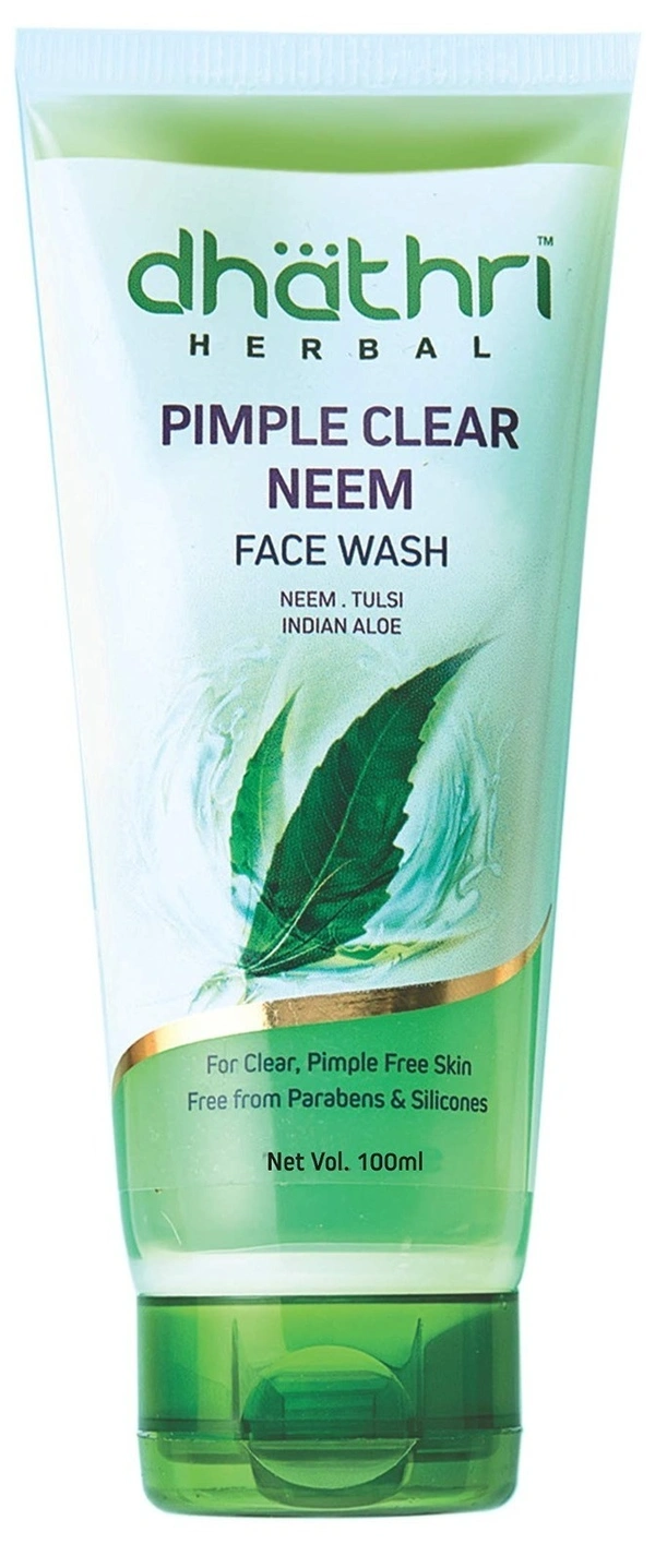 Dhathri Herbal Pimple Clear Neem Face Wash, 100ml