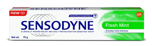 Sensodyne Toothpaste Fresh Mint, 75g