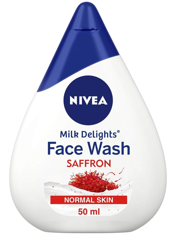 Nivea Milk Delight Face Wash Safaron, 50g