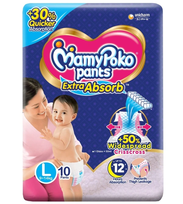 MamyPoko Pants Extra Absorb Extra Large, 14 pants