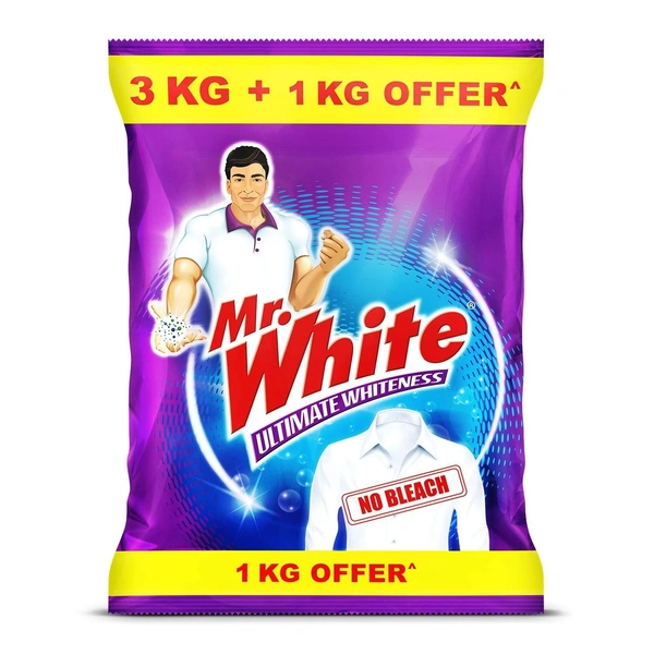 Mr.White Powder (3 kg + 1 kg Free), 4 kg