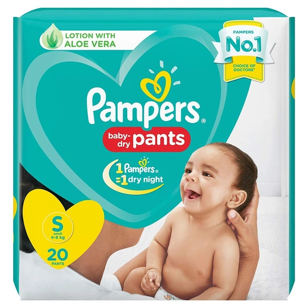Pampers Dry Pants Small (20 Pants), 20 pants