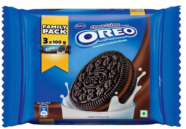 Cadbury Choco Cr�me Flavoured Oreo Sandwich Biscuit, 300g
